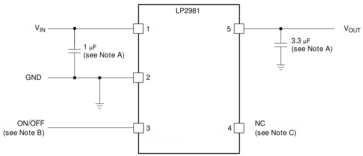 TI(德州仪器)的LP2981-29DBVR系统框图