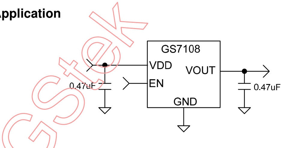 GSTEK(登丰微)的GS7108ST-3P3-R系统框图