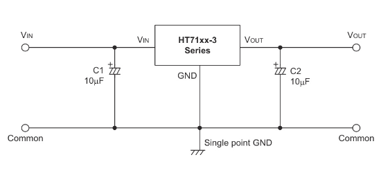 HOLTEK(合泰/盛群)的HT7123-3系统框图