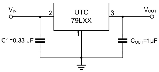UTC(友顺)的79L08G-AB3-R系统框图