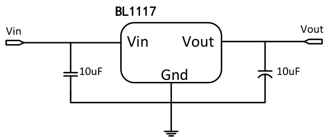 BL(上海贝岭)的BL1117-CX系统框图
