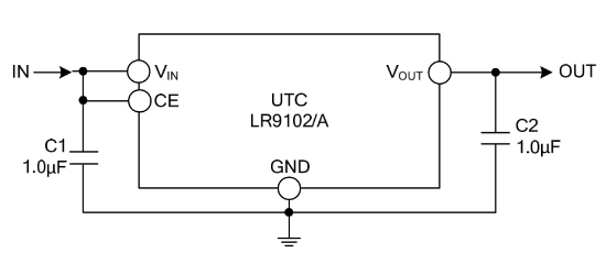 UTC(友顺)的LR9102G-33-AE5-R系统框图