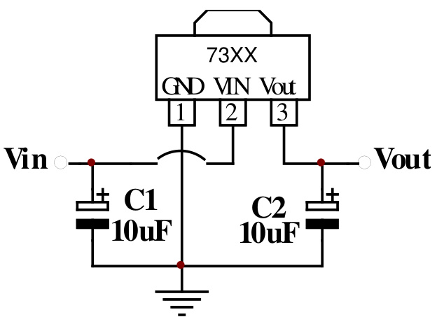 UMW(友台半导体)的HT7333-A系统框图