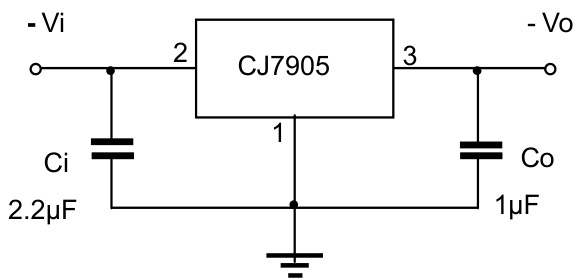 CJ(江苏长电/长晶)的CJ7905系统框图