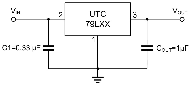 UTC(友顺)的79L08G-AB3-R系统框图