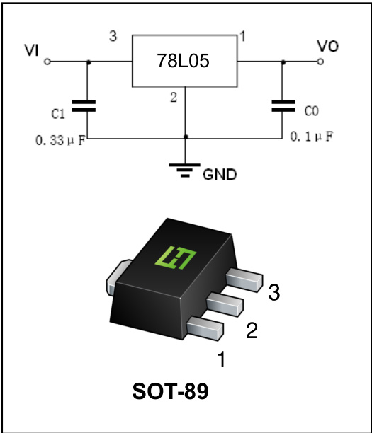 FUXINSEMI(富芯森美)的78L05系统框图