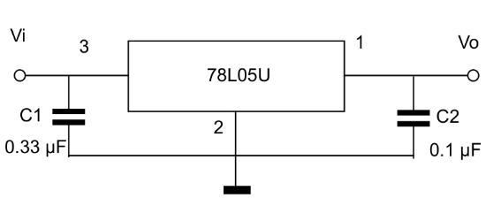 ST(先科)的78L05U系统框图