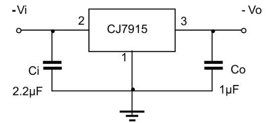 CJ(江苏长电/长晶)的CJ7915系统框图