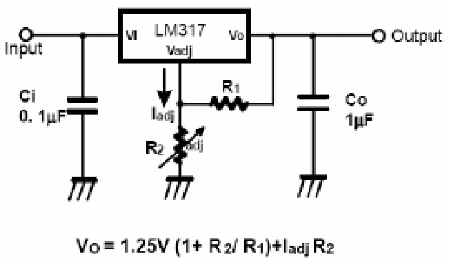 CJ(江苏长电/长晶)的LM317系统框图