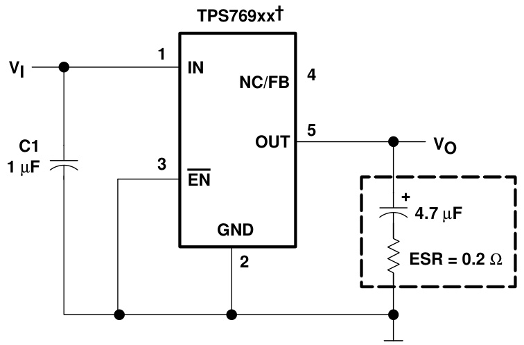 TI(德州仪器)的TPS76912DBVR系统框图