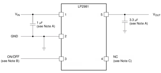 TI(德州仪器)的LP2981-29DBVR系统框图