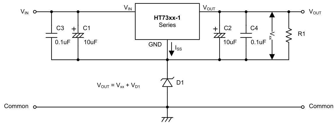 HOLTEK(合泰/盛群)的HT7336-1系统框图