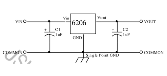 JSMSEMI(杰盛微)的JSM6206A3.0XG系统框图