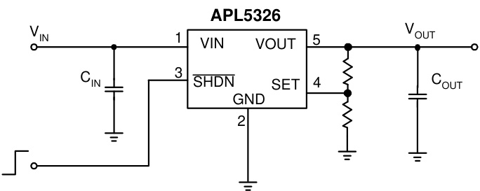 ANPEC(茂达电子)的APL5326BI-TRG系统框图