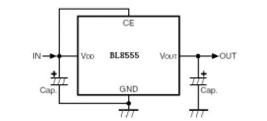 BL(上海贝岭)的BL8555-30PRA系统框图