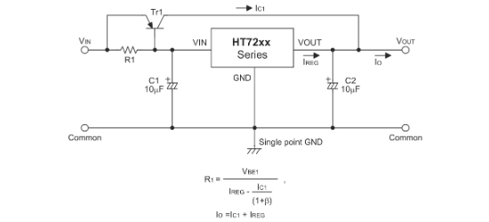 HOLTEK(合泰/盛群)的HT7227系统框图