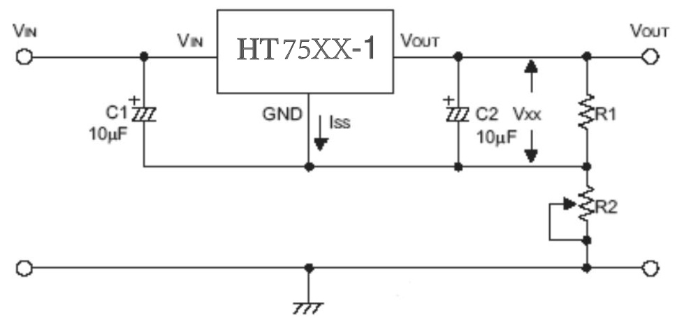 国芯佳品的HT7530-1系统框图