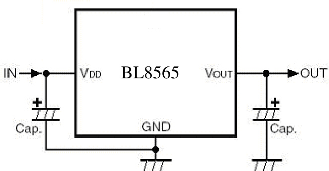 BL(上海贝岭)的BL8565CC3BTR25系统框图