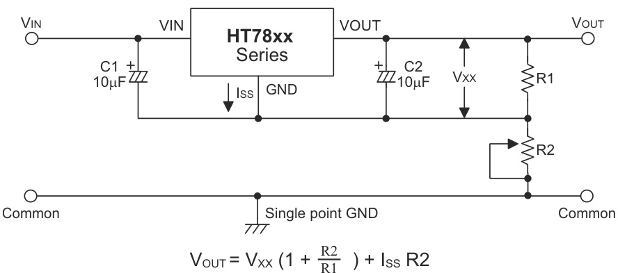 HOLTEK(合泰/盛群)的HT7818系统框图