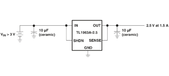 TI(德州仪器)的TL1963A-33DCYR系统框图
