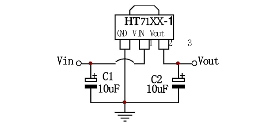 国芯佳品的HT7133-1系统框图