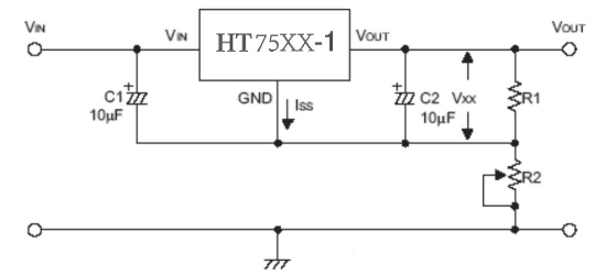 国芯佳品的HT7530-1系统框图