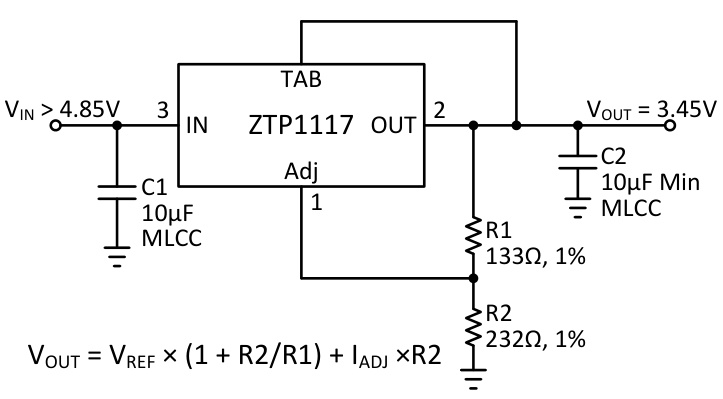 ZILLTEK(钰太)的ZTP1117SA系统框图