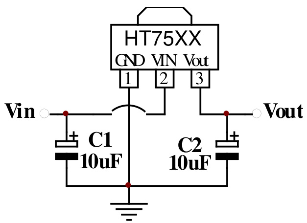 HX(恒佳兴)的HT7540系统框图