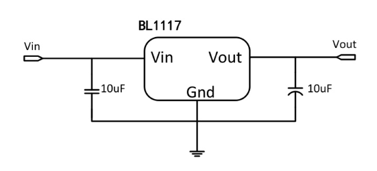 BL(上海贝岭)的BL1117-CX系统框图
