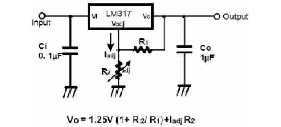 CJ(江苏长电/长晶)的LM317系统框图