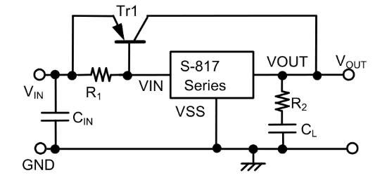 ABLIC(艾普凌科)的S-817B33AMC-CWWT2U系统框图