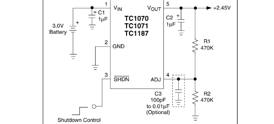 MICROCHIP(美国微芯)的TC1071VCT713系统框图