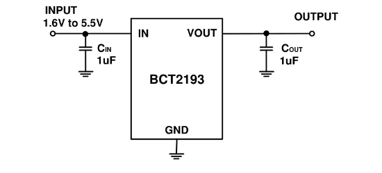 BROADCHIP(广芯电子)的BCT2193EUR12-TR系统框图