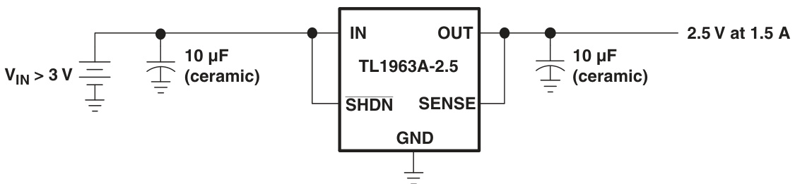 TI(德州仪器)的TL1963A-33DCYR系统框图