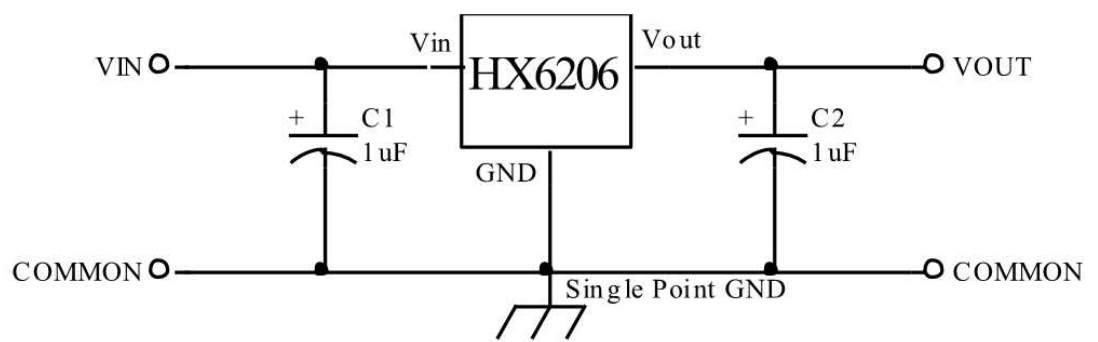 HX(恒佳兴)的HX6206P272MR系统框图