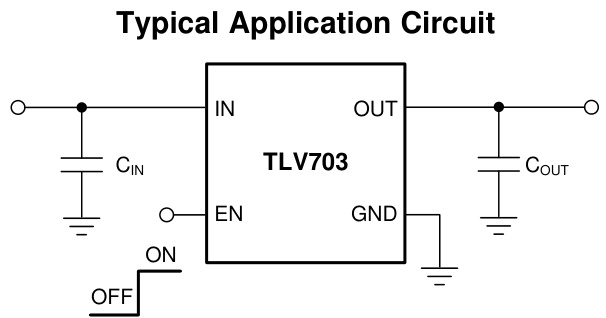 TI(德州仪器)的TLV70333DBVR系统框图
