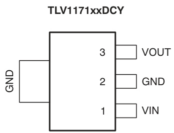 TI(德州仪器)的TLV117125DCYT系统框图
