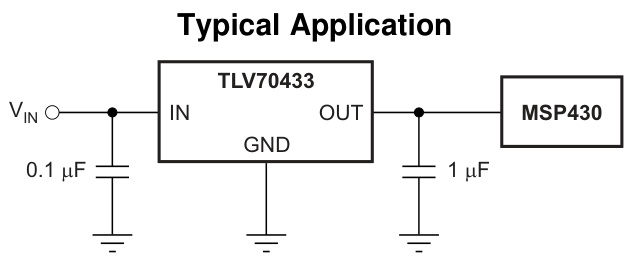 TI(德州仪器)的TLV70430DBVR系统框图