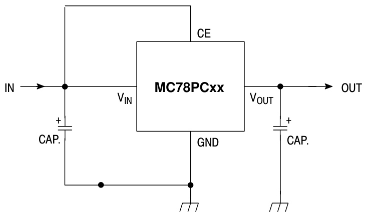onsemi(安森美)的MC78PC50NTRG系统框图