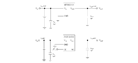 DIODES(美台)的AP2139AK-3.3TRG1系统框图
