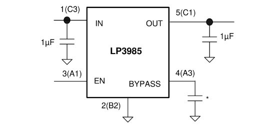 TI(德州仪器)的LP3985IM5-3.2/NOPB系统框图