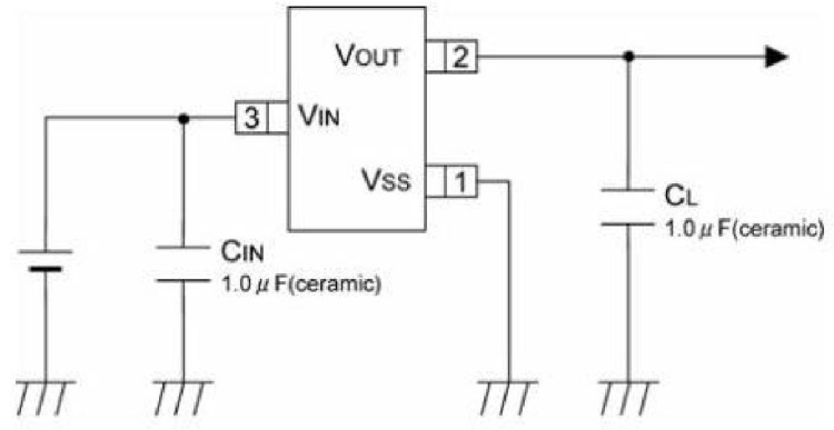 MICRONE(南京微盟)的ME6206A28PG系统框图