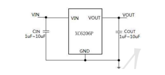 TECH PUBLIC(台舟)的XC6206P152MR(1uA)系统框图