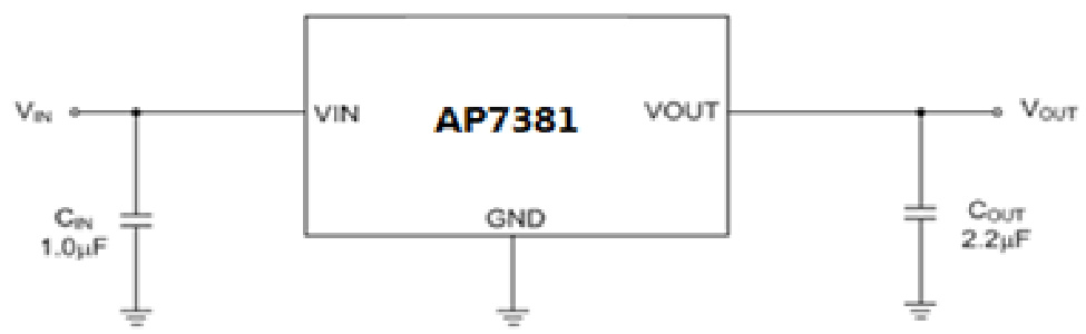 DIODES(美台)的AP7381-33Y-13系统框图