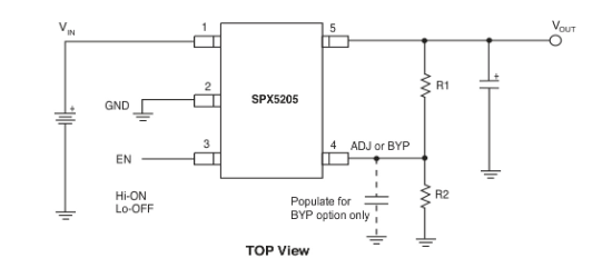 MaxLinear(迈凌)的SPX5205M5-L-1-8/TR系统框图