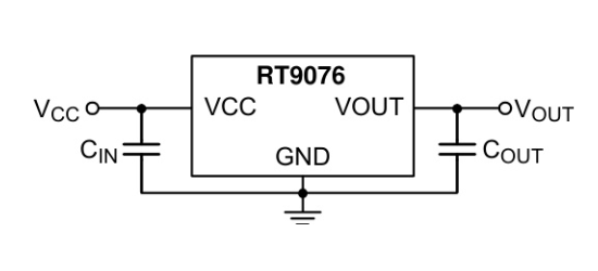 RICHTEK(立锜)的RT9076-18GVN系统框图