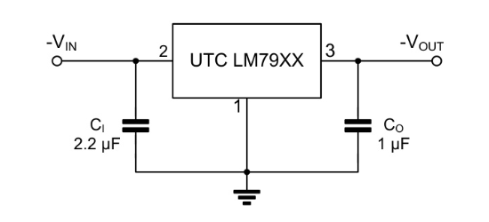 UTC(友顺)的LM7905G-TA3-T系统框图