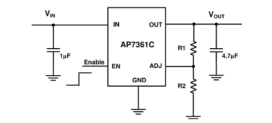DIODES(美台)的AP7361C-33E-13系统框图