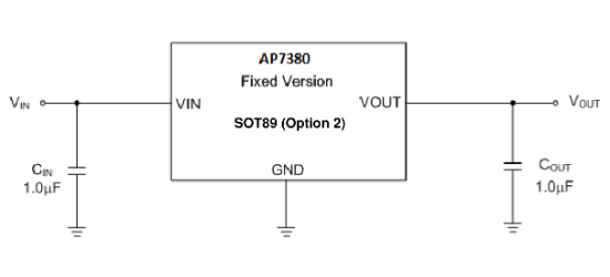 DIODES(美台)的AP7380-30Y-13系统框图