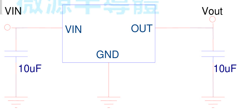 LOWPOWER(微源半导体)的LP3995-50X3F系统框图